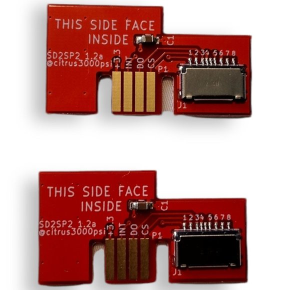 2x SD2SP2 1.2a GameCube Memory Adapter Card Reader GCN SDLoad Micro SD - Picture 1 of 2
